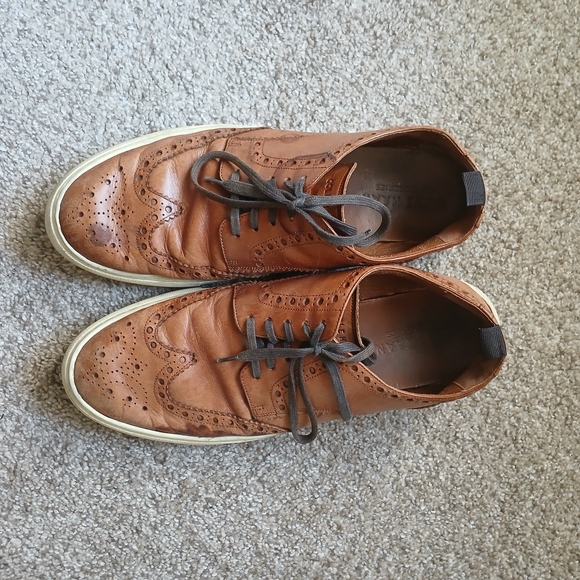 Cole Haan Tan Leather Brogue Men\'s Loafers